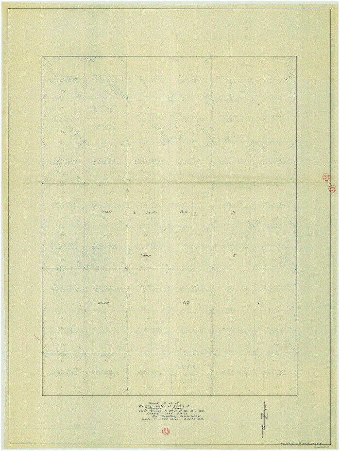 68507, Culberson County Working Sketch 53, General Map Collection
