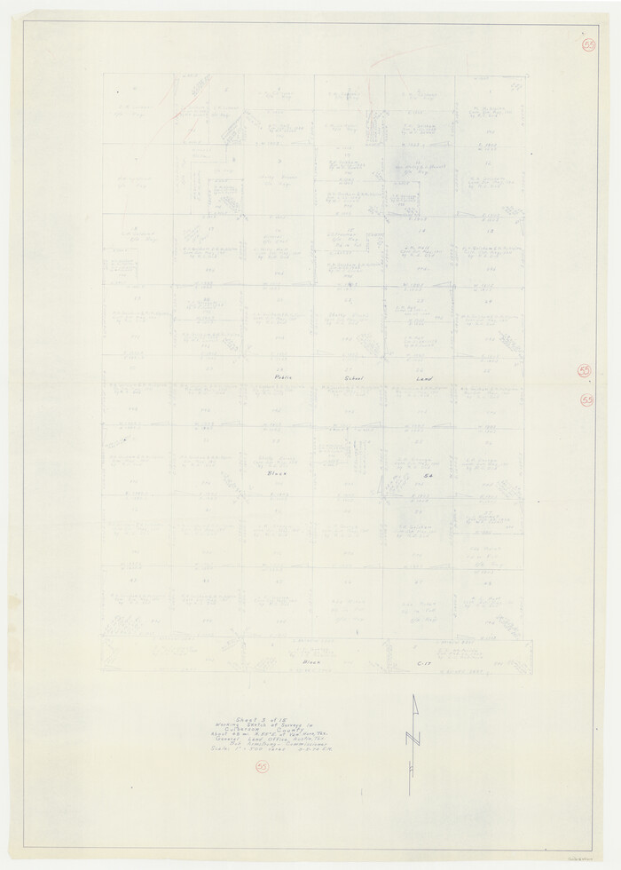 68509, Culberson County Working Sketch 55, General Map Collection