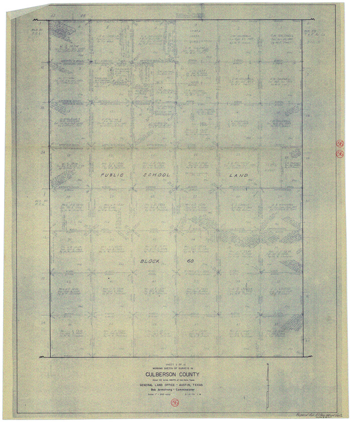 68510, Culberson County Working Sketch 56, General Map Collection
