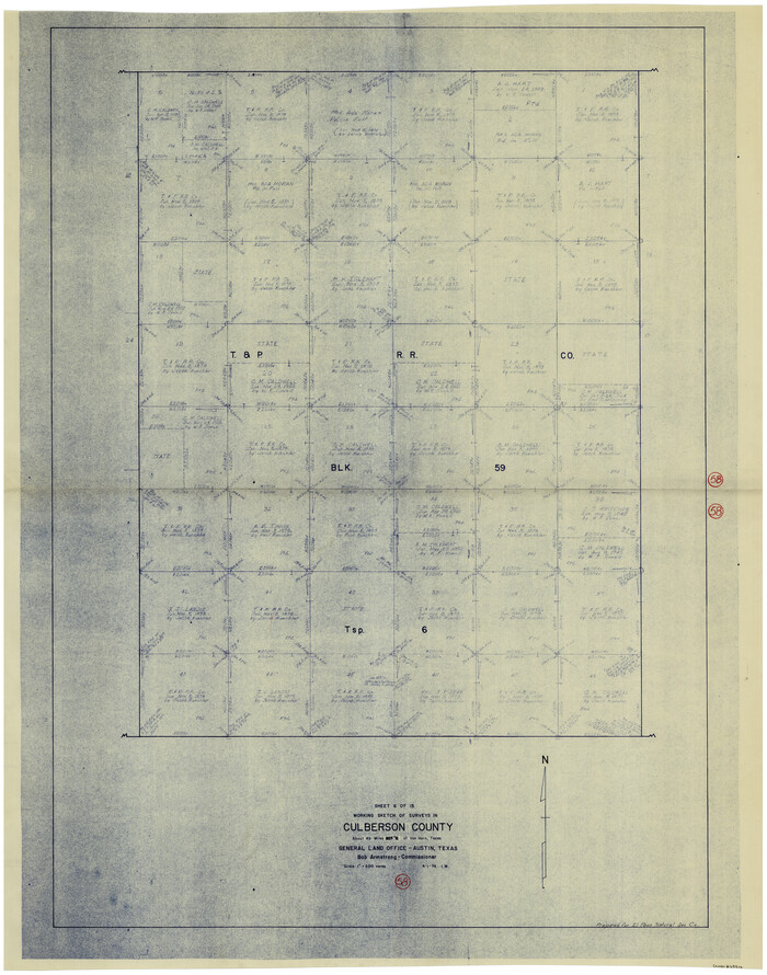 68512, Culberson County Working Sketch 58, General Map Collection
