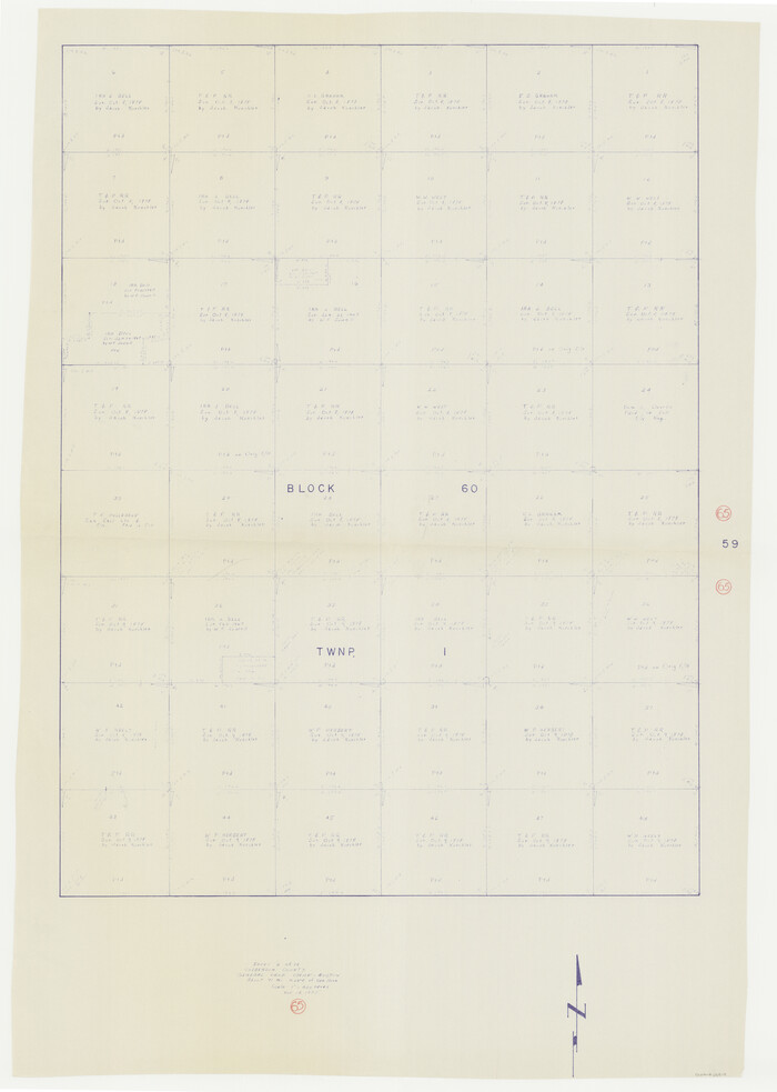 68519, Culberson County Working Sketch 65, General Map Collection