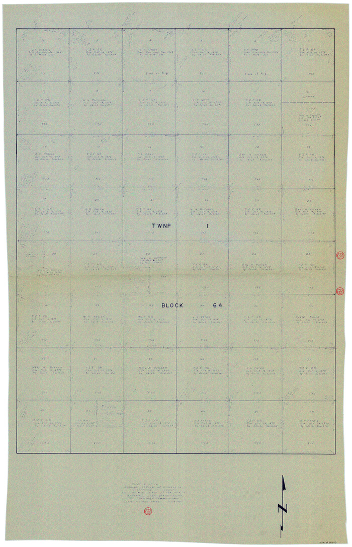 68523, Culberson County Working Sketch 69, General Map Collection
