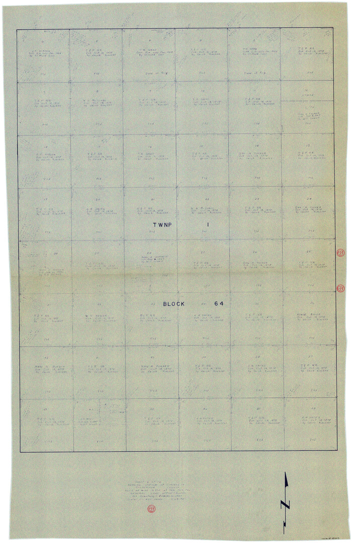 68523, Culberson County Working Sketch 69, General Map Collection

