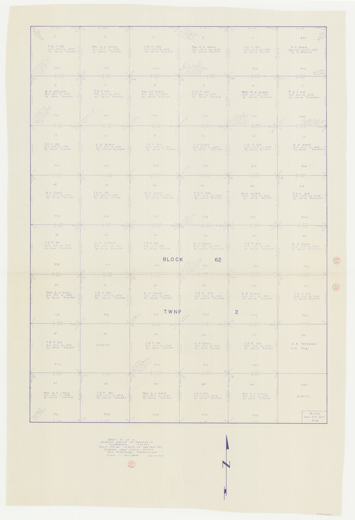 68526, Culberson County Working Sketch 72, General Map Collection