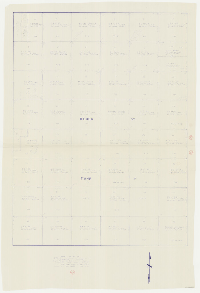 68529, Culberson County Working Sketch 75, General Map Collection