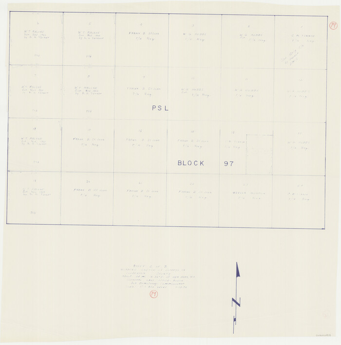 68533, Culberson County Working Sketch 79, General Map Collection
