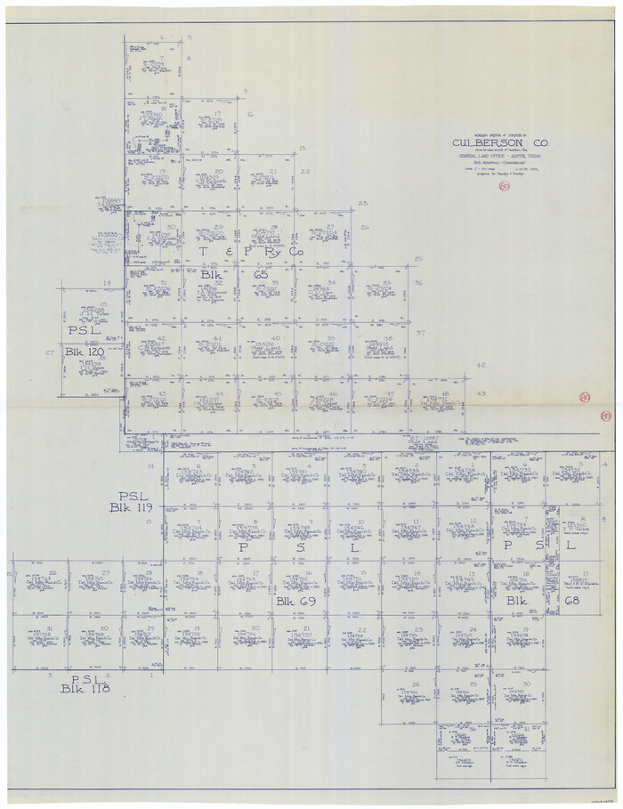 68534, Culberson County Working Sketch 80, General Map Collection