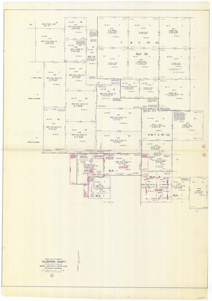 68535, Culberson County Working Sketch 81, General Map Collection