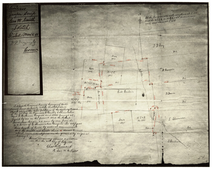 6855, Newton County Rolled Sketch 25, General Map Collection
