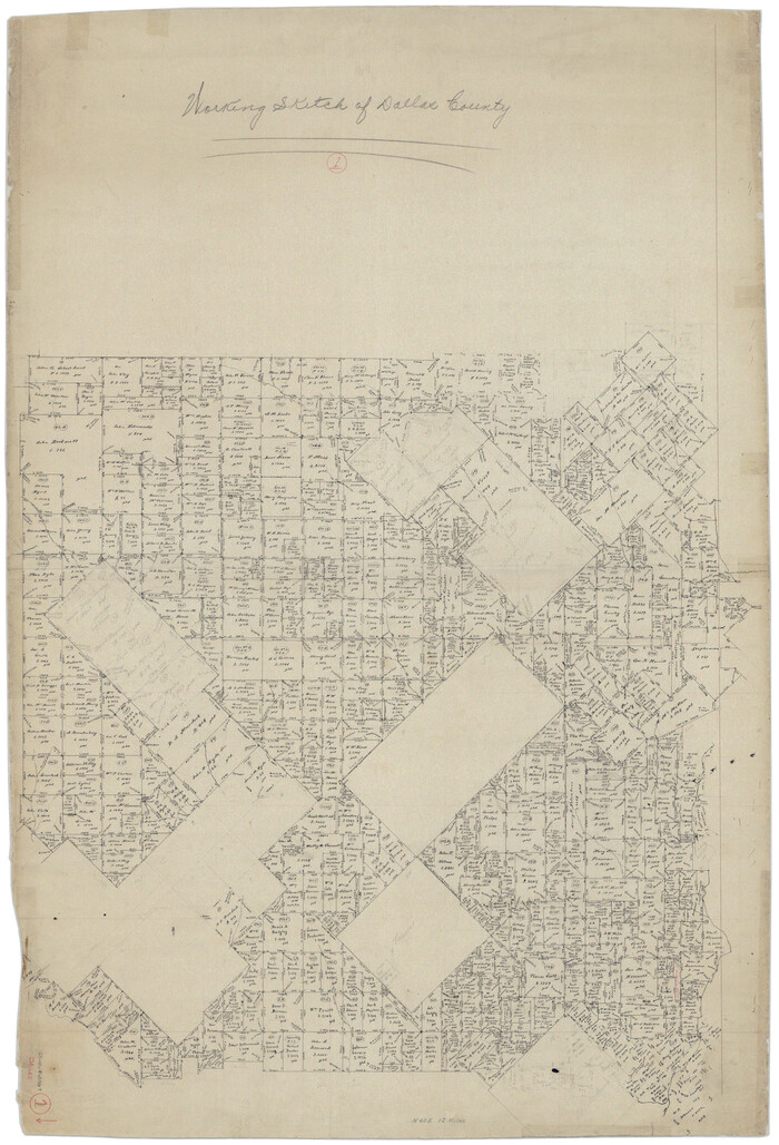 68567, Dallas County Working Sketch 1, General Map Collection
