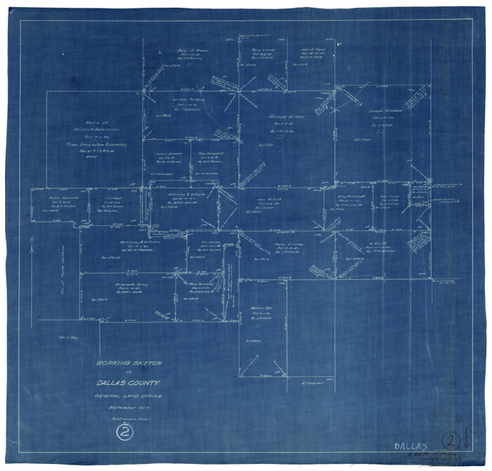 68568, Dallas County Working Sketch 2, General Map Collection
