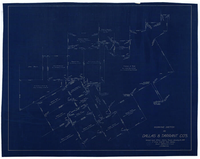 68570, Dallas County Working Sketch 4, General Map Collection
