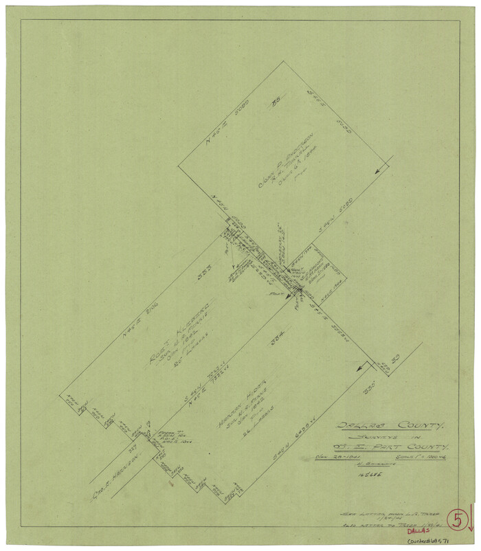 68571, Dallas County Working Sketch 5, General Map Collection
