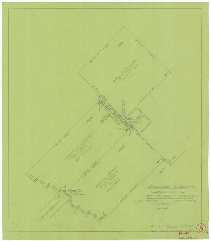 68571, Dallas County Working Sketch 5, General Map Collection