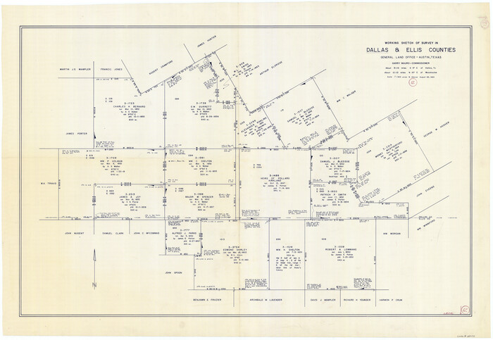68578, Dallas County Working Sketch 12, General Map Collection
