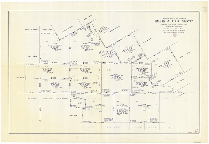 68578, Dallas County Working Sketch 12, General Map Collection