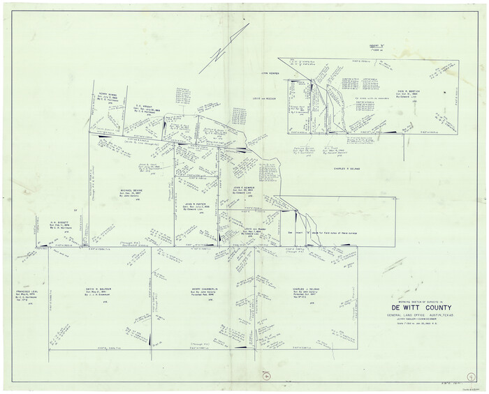 68594, DeWitt County Working Sketch 4, General Map Collection

