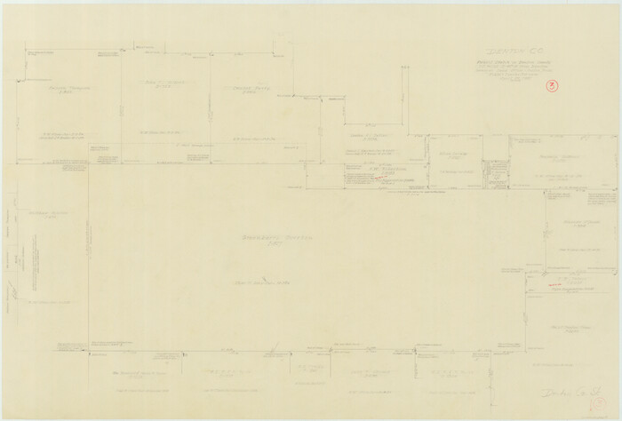 68608, Denton County Working Sketch 3, General Map Collection