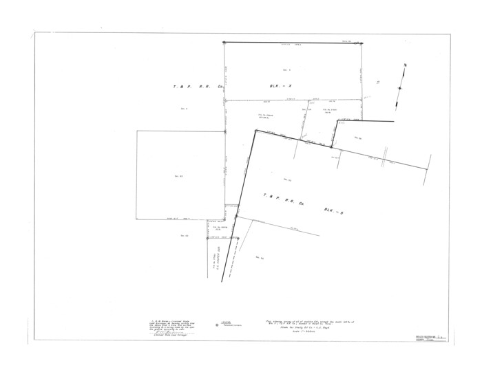 6861, Nolan County Rolled Sketch 2A, General Map Collection