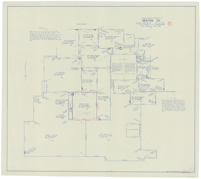 68614, Denton County Working Sketch 9, General Map Collection