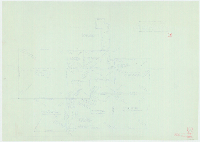 68618, Denton County Working Sketch 13, General Map Collection