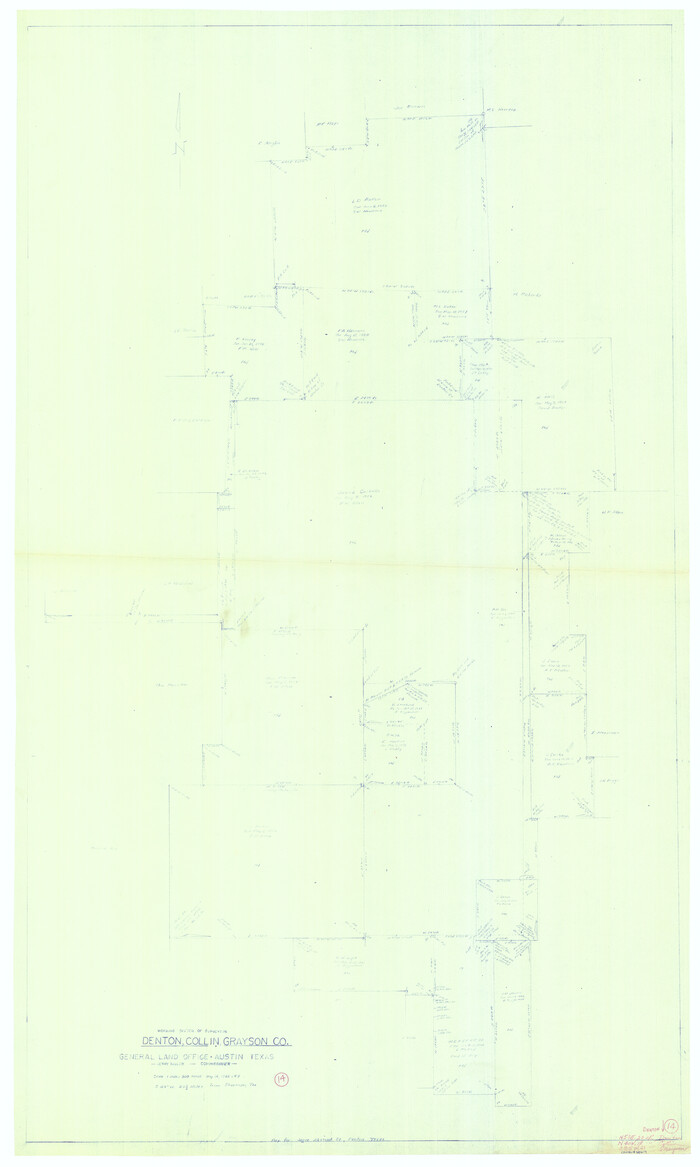 68619, Denton County Working Sketch 14, General Map Collection