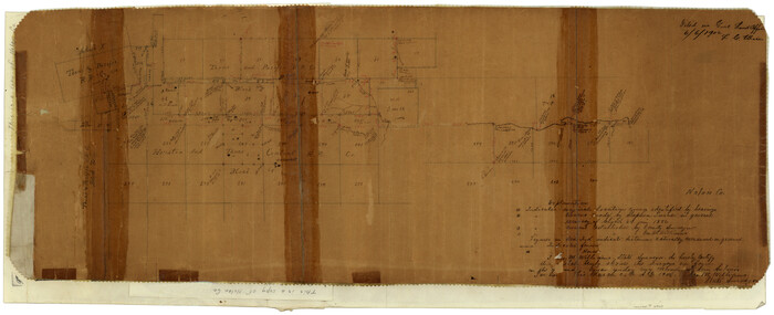 6863, Nolan County Rolled Sketch W, General Map Collection

