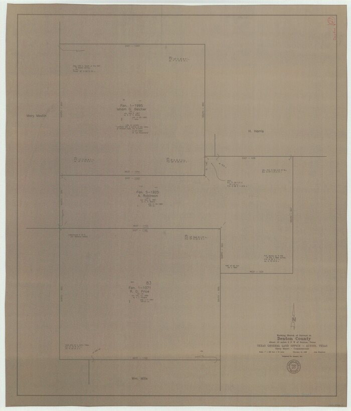 68632, Denton County Working Sketch 27, General Map Collection