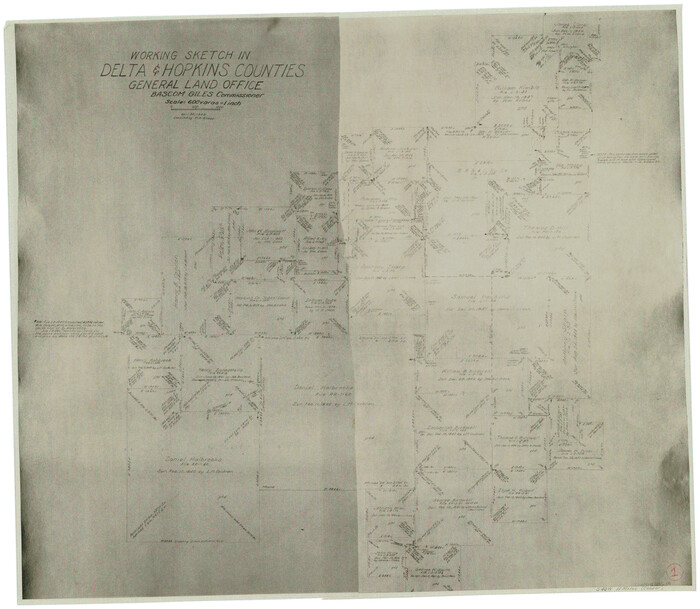 68638, Delta County Working Sketch 1, General Map Collection
