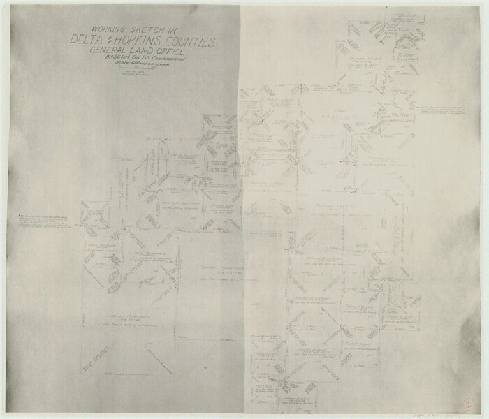 68638, Delta County Working Sketch 1, General Map Collection