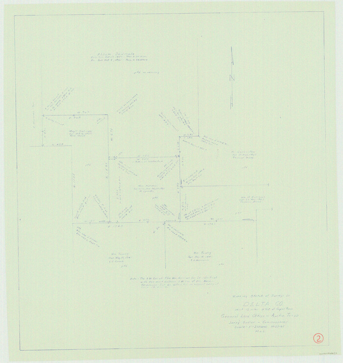 68639, Delta County Working Sketch 2, General Map Collection