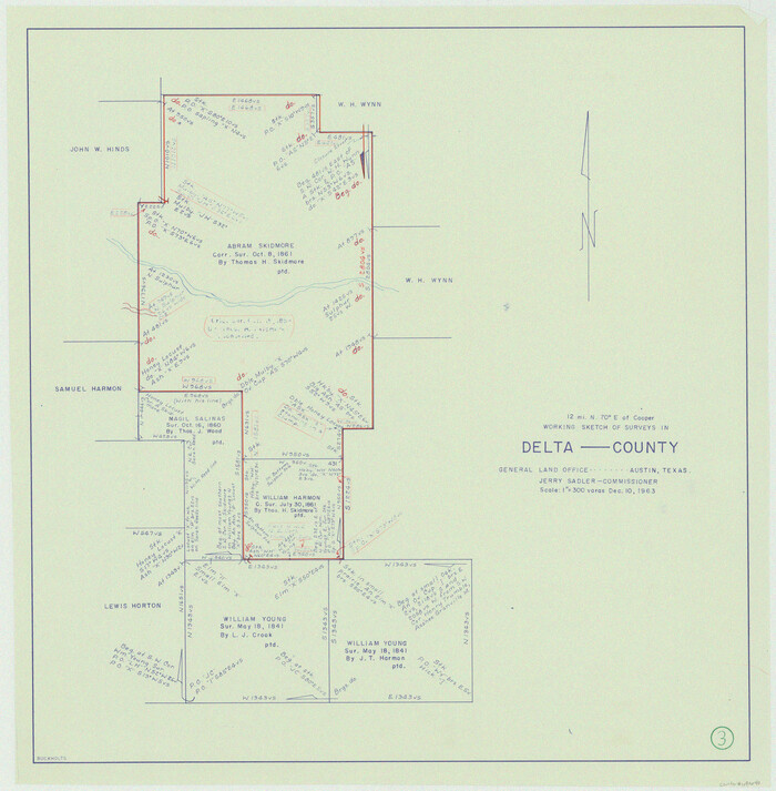 68640, Delta County Working Sketch 3, General Map Collection