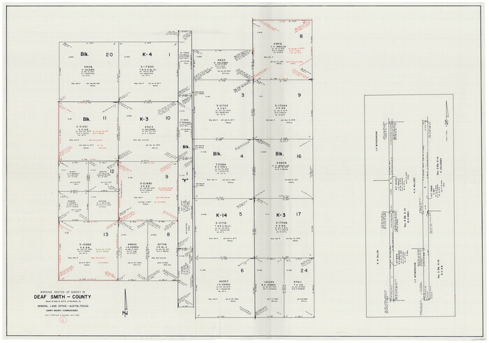 68644, Deaf Smith County Working Sketch 4, General Map Collection
