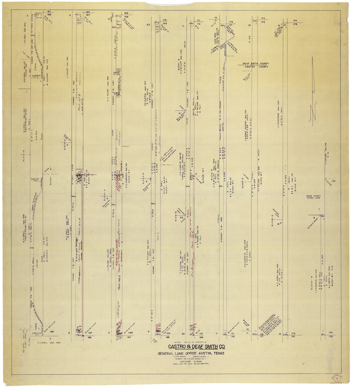 68646, Castro County Working Sketch 9, General Map Collection
