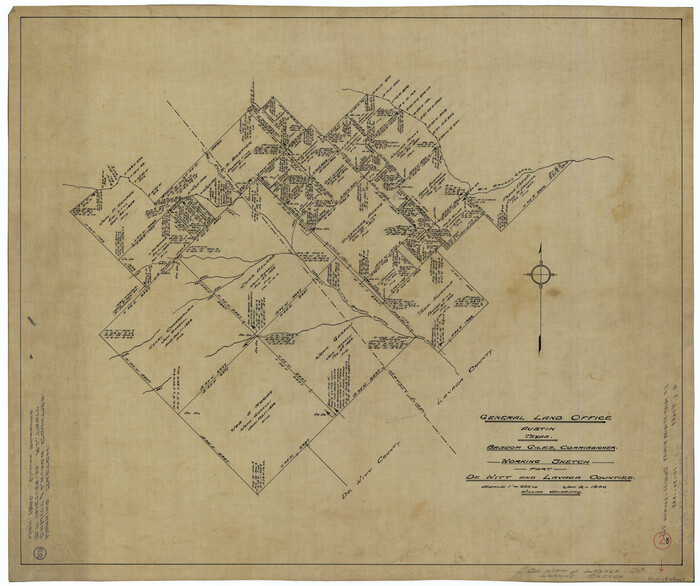 68647, DeWitt County Working Sketch 2b, General Map Collection