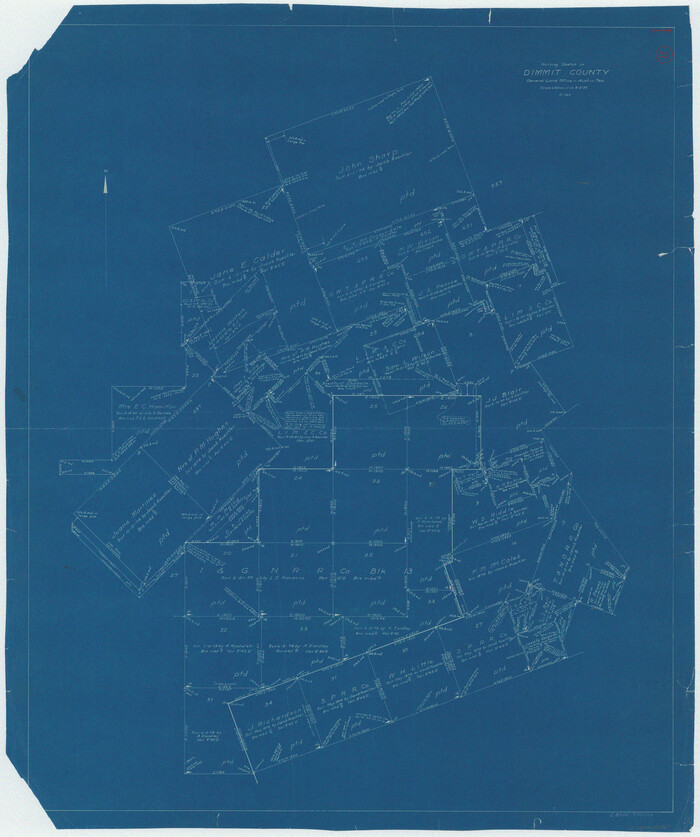 68669, Dimmit County Working Sketch 8, General Map Collection