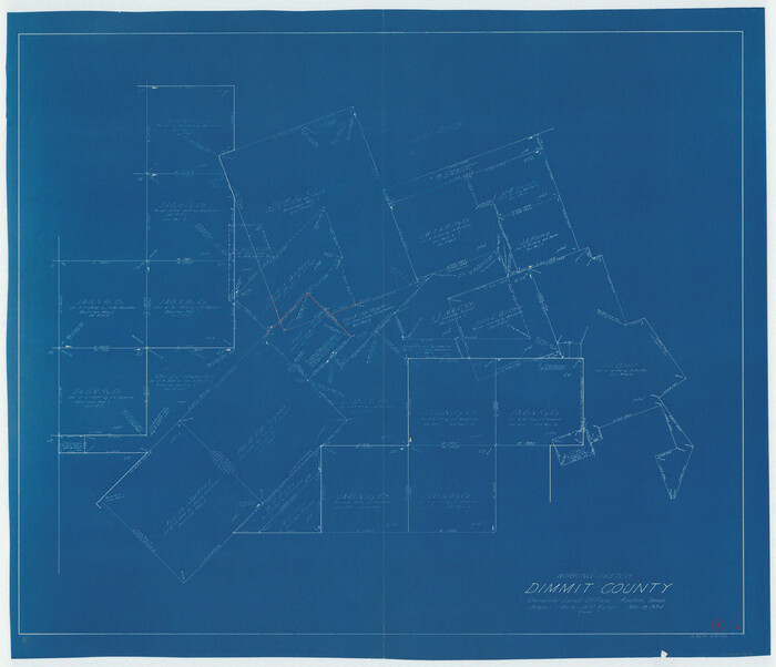 68670, Dimmit County Working Sketch 9, General Map Collection