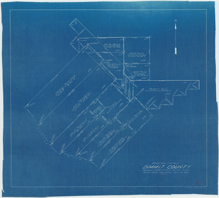 68672, Dimmit County Working Sketch 11, General Map Collection