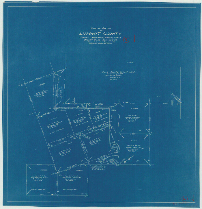 68677, Dimmit County Working Sketch 16, General Map Collection