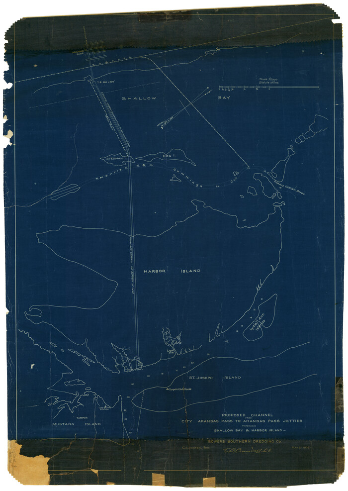 6868, Nueces County Rolled Sketch 9, General Map Collection