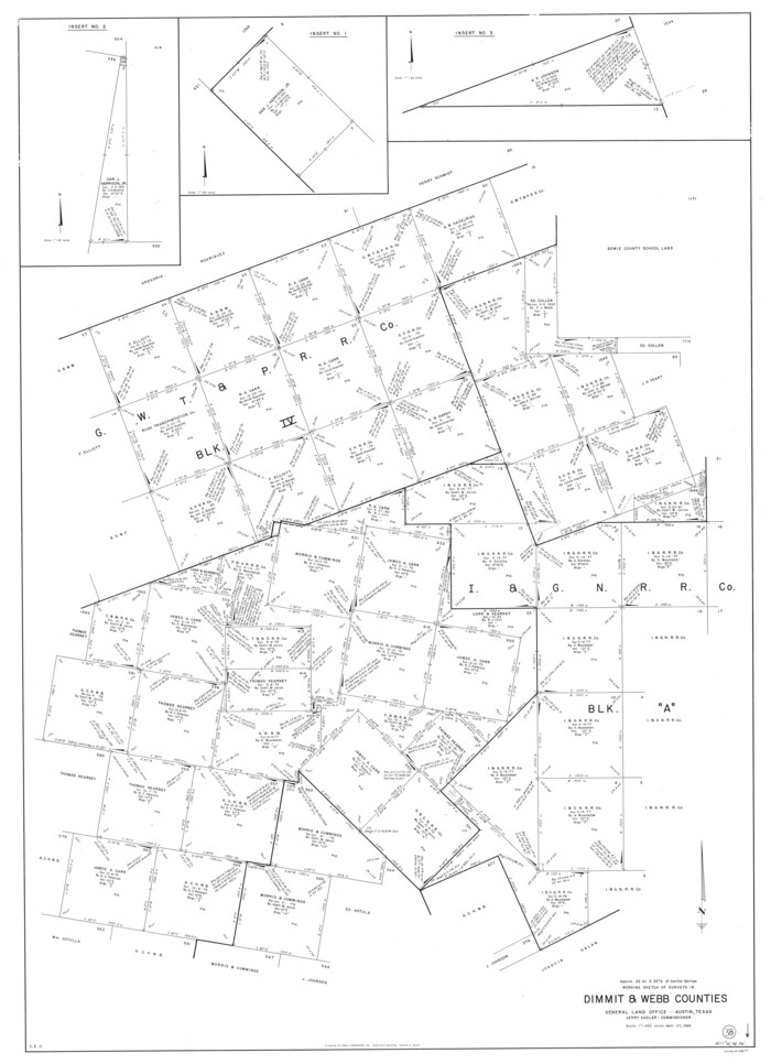 68699, Dimmit County Working Sketch 38, General Map Collection