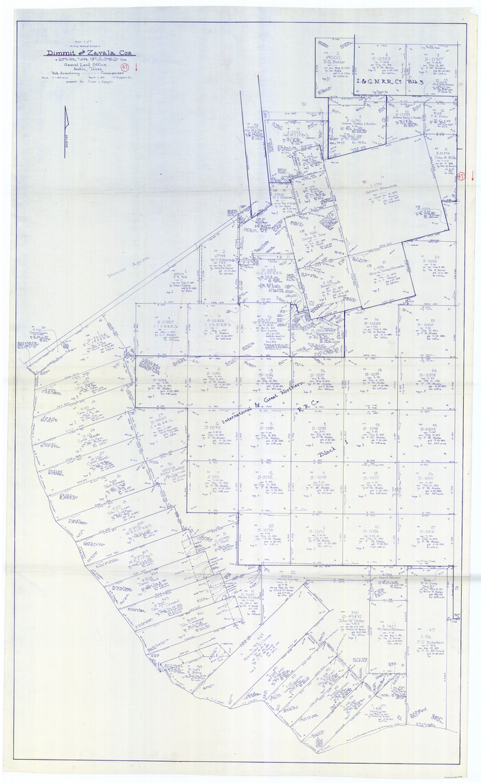 68708, Dimmit County Working Sketch 47, General Map Collection