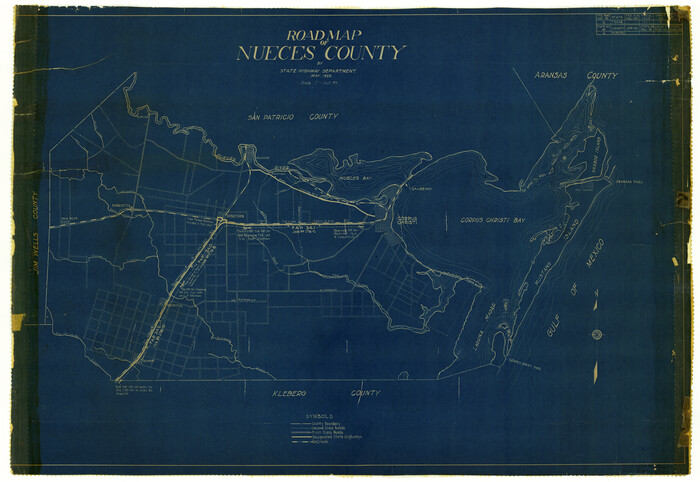 6872, Nueces County Rolled Sketch 19, General Map Collection