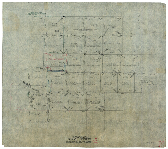 68722, Duval County Working Sketch 9, General Map Collection
