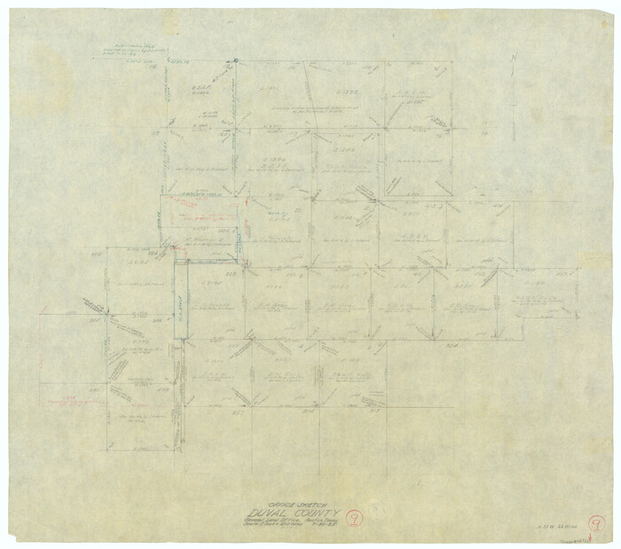 68722, Duval County Working Sketch 9, General Map Collection