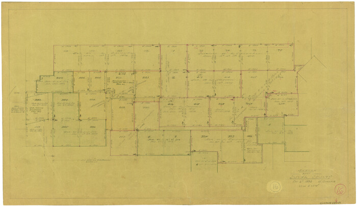 68729, Duval County Working Sketch 16, General Map Collection
