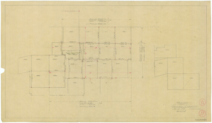 68730, Duval County Working Sketch 17, General Map Collection