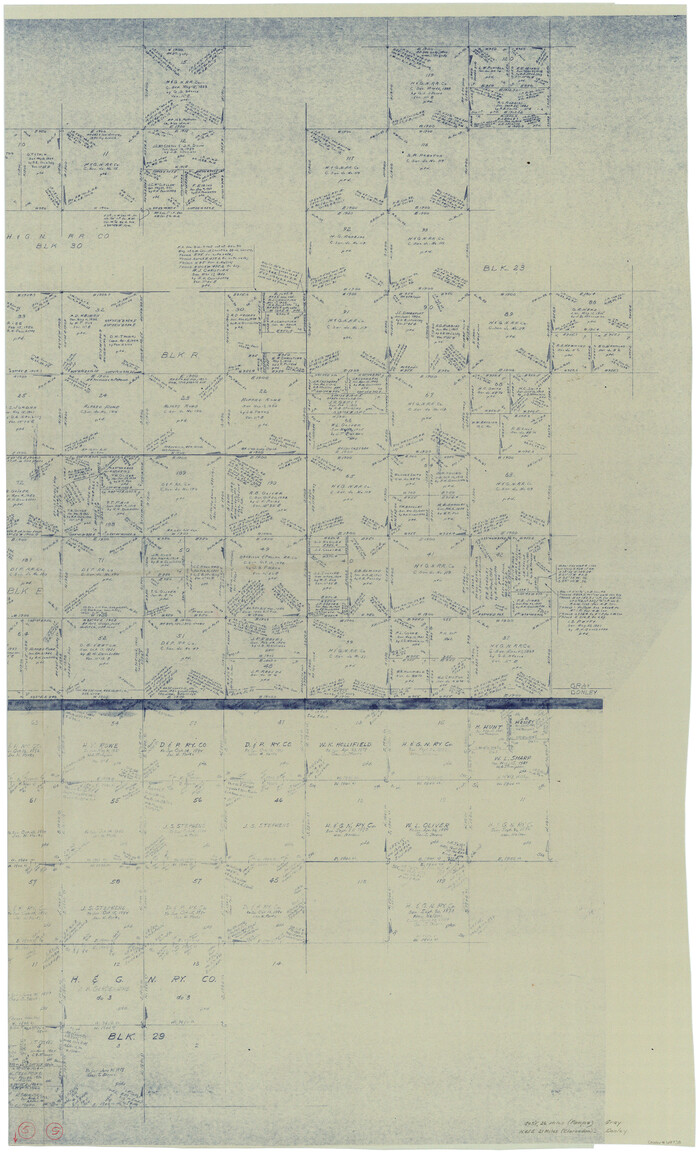68738, Donley County Working Sketch 5, General Map Collection

