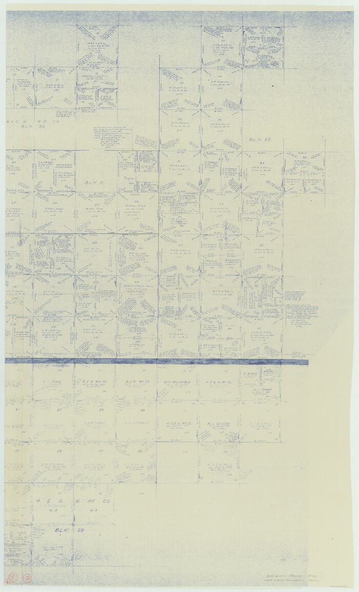 68738, Donley County Working Sketch 5, General Map Collection
