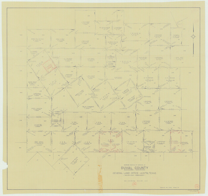 68750, Duval County Working Sketch 26, General Map Collection